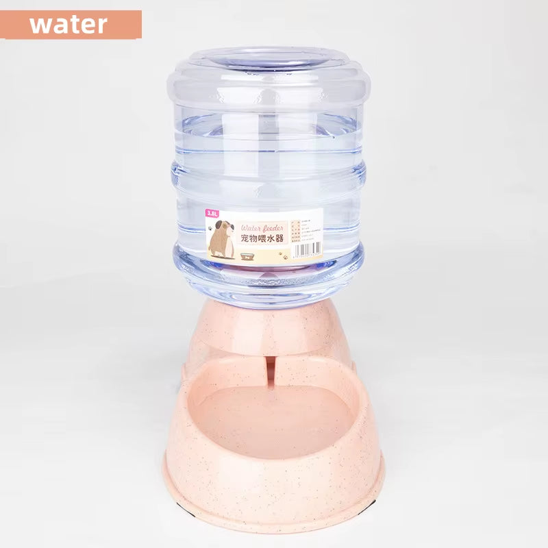 Large Capacity Pet Feeder Bowls Small Dog Food Bowl Automatic Water Dispenser Cat Bowls Pets Feeding Bowls Drink Water Bowl